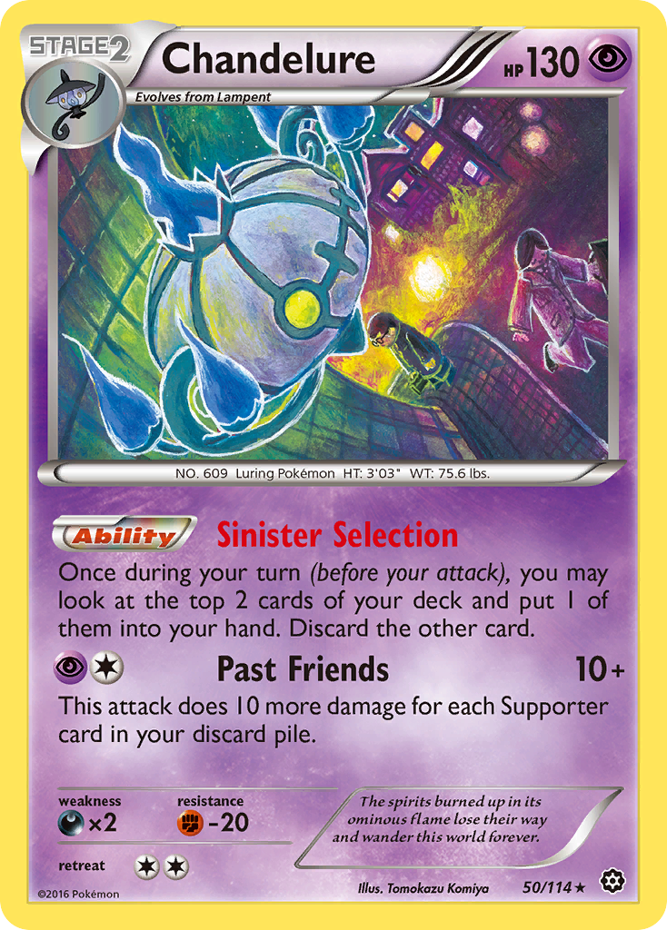 Chandelure (50/114) [XY: Steam Siege] | Exor Games Bridgewater