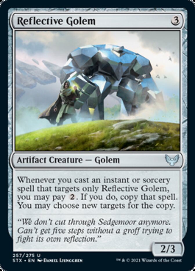 Reflective Golem [Strixhaven: School of Mages] | Exor Games Bridgewater