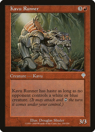 Kavu Runner [Invasion] | Exor Games Bridgewater