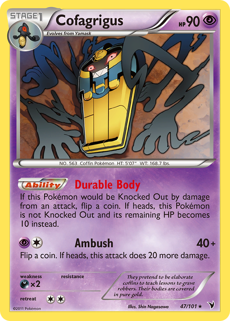 Cofagrigus (47/101) [Black & White: Noble Victories] | Exor Games Bridgewater