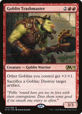 Goblin Trashmaster [Core Set 2019] | Exor Games Bridgewater