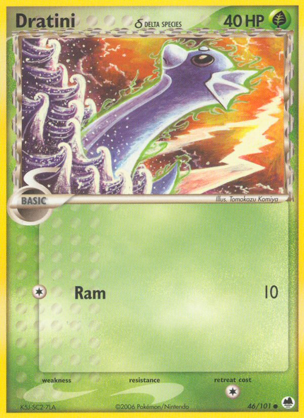 Dratini (46/101) (Delta Species) [EX: Dragon Frontiers] | Exor Games Bridgewater