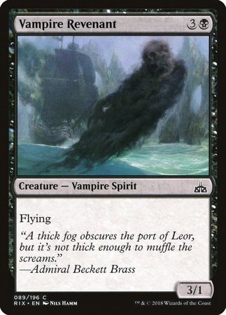 Vampire Revenant [Rivals of Ixalan] | Exor Games Bridgewater