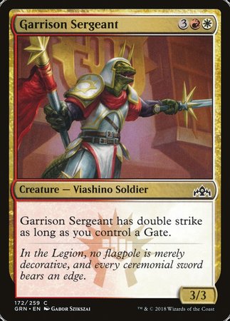 Garrison Sergeant [Guilds of Ravnica] | Exor Games Bridgewater