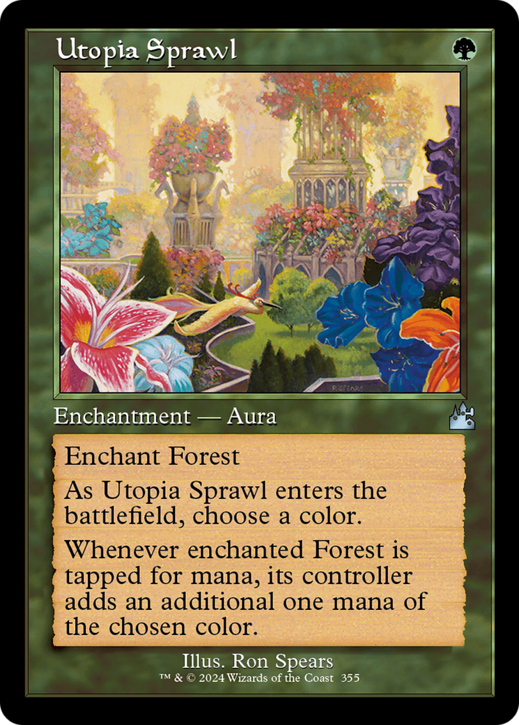 Utopia Sprawl (Retro Frame) [Ravnica Remastered] | Exor Games Bridgewater