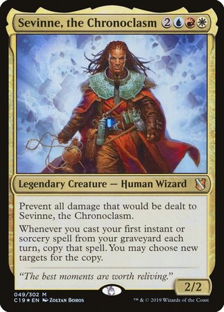 Sevinne, the Chronoclasm [Commander 2019] | Exor Games Bridgewater