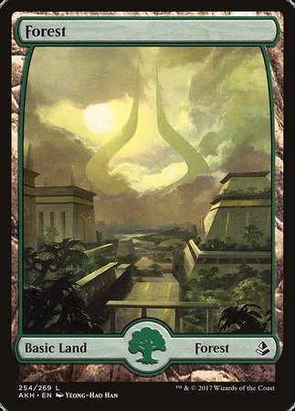 Forest (254) - Full Art [Amonkhet] | Exor Games Bridgewater