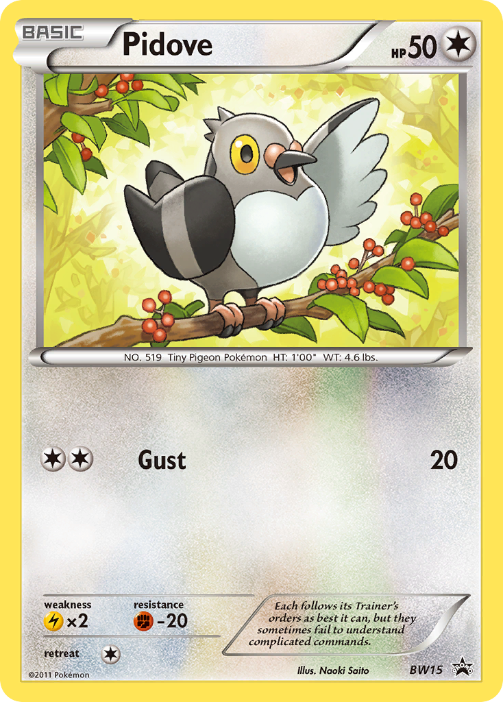 Pidove (BW15) [Black & White: Black Star Promos] | Exor Games Bridgewater