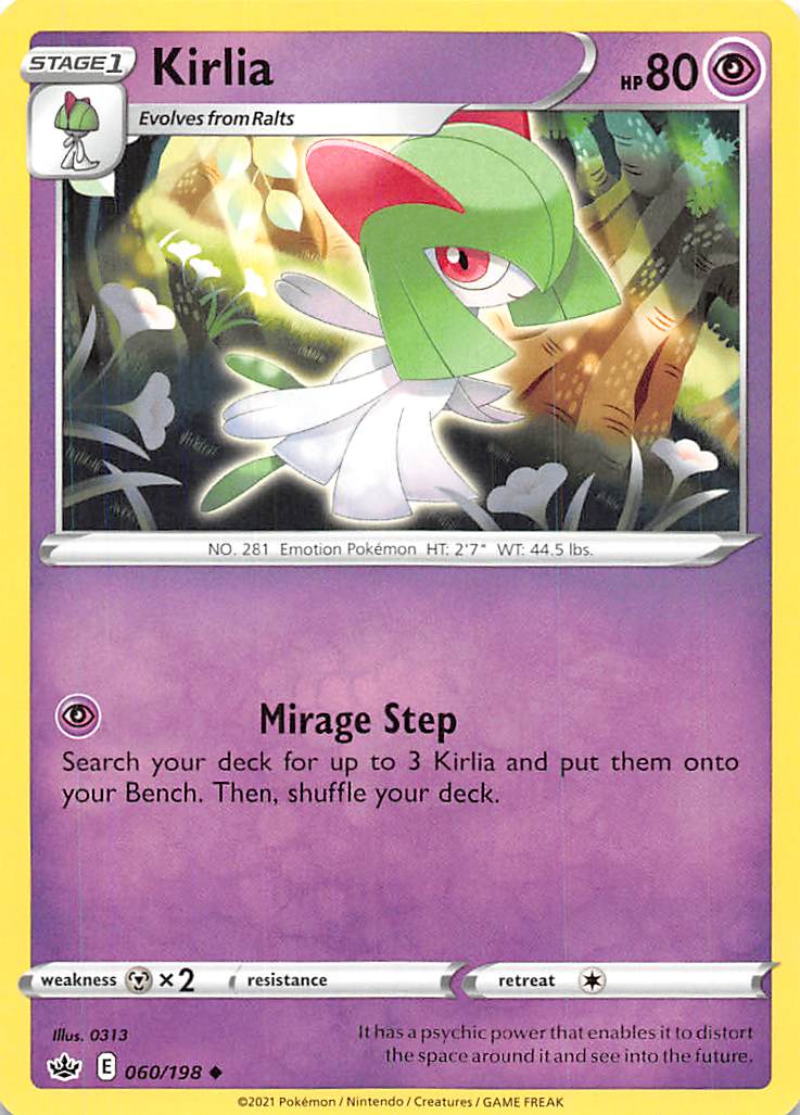 Kirlia (060/198) [Sword & Shield: Chilling Reign] | Exor Games Bridgewater