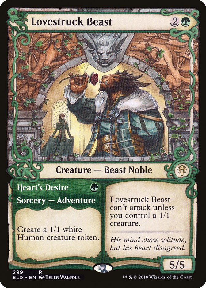 Lovestruck Beast // Heart's Desire (Showcase) [Throne of Eldraine] | Exor Games Bridgewater