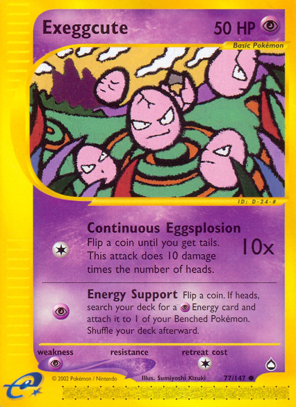 Exeggcute (77/147) [Aquapolis] | Exor Games Bridgewater