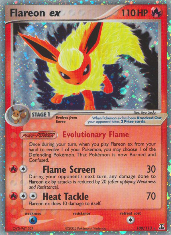 Flareon ex (108/113) [EX: Delta Species] | Exor Games Bridgewater