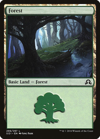 Forest (296) [Shadows over Innistrad] | Exor Games Bridgewater