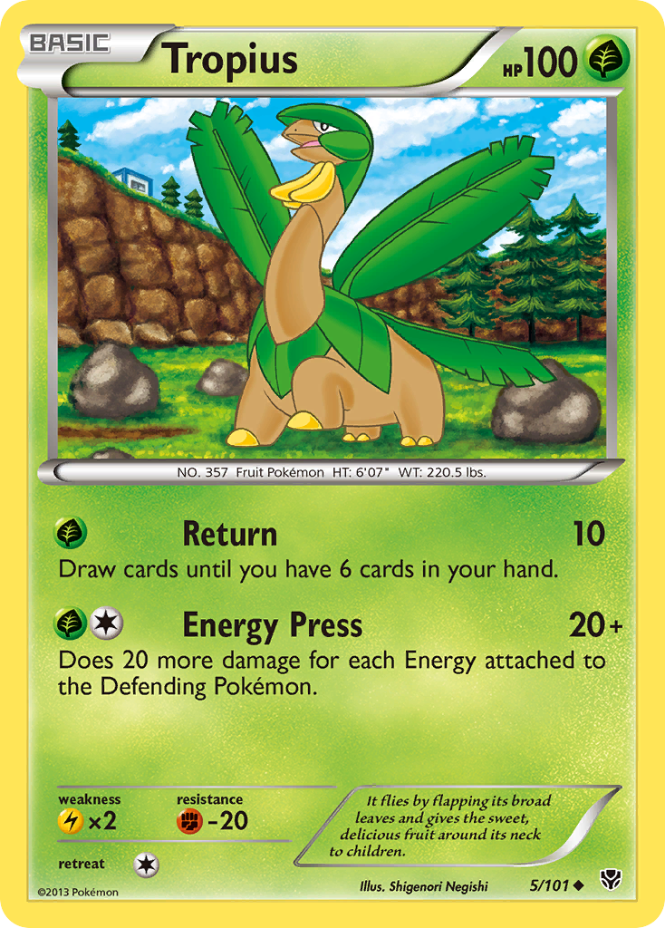 Tropius (5/101) [Black & White: Plasma Blast] | Exor Games Bridgewater