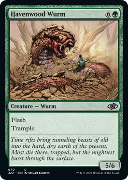 Havenwood Wurm [Jumpstart 2022] | Exor Games Bridgewater