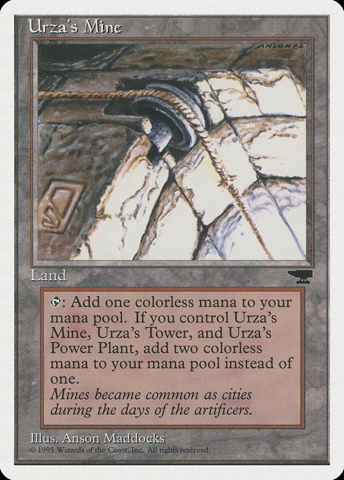 Urza's Mine (Pulley Embedded in Stone) [Chronicles] | Exor Games Bridgewater