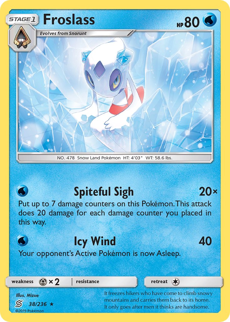 Froslass (38/236) (Theme Deck Exclusive) [Sun & Moon: Unified Minds] | Exor Games Bridgewater