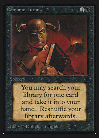 Demonic Tutor (IE) [Intl. Collectors’ Edition] | Exor Games Bridgewater