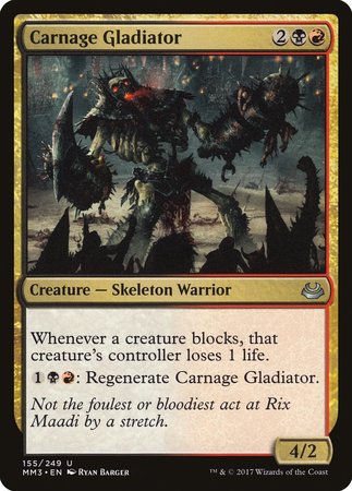 Carnage Gladiator [Modern Masters 2017] | Exor Games Bridgewater