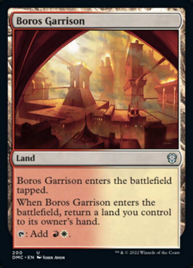 Boros Garrison [Dominaria United Commander] | Exor Games Bridgewater