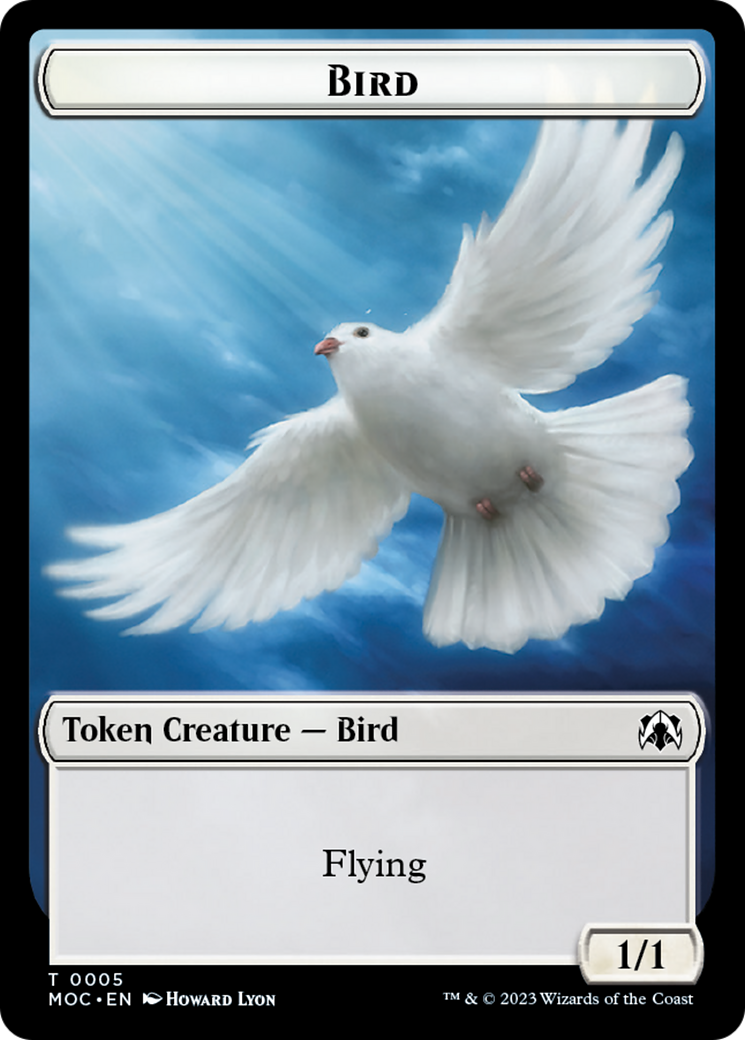 Bird // Kobolds of Kher Keep Double-Sided Token [March of the Machine Commander Tokens] | Exor Games Bridgewater