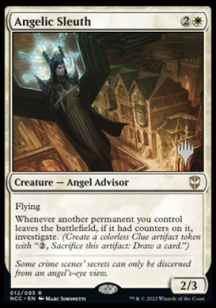 Angelic Sleuth (Promo Pack) [Streets of New Capenna Commander Promos] | Exor Games Bridgewater