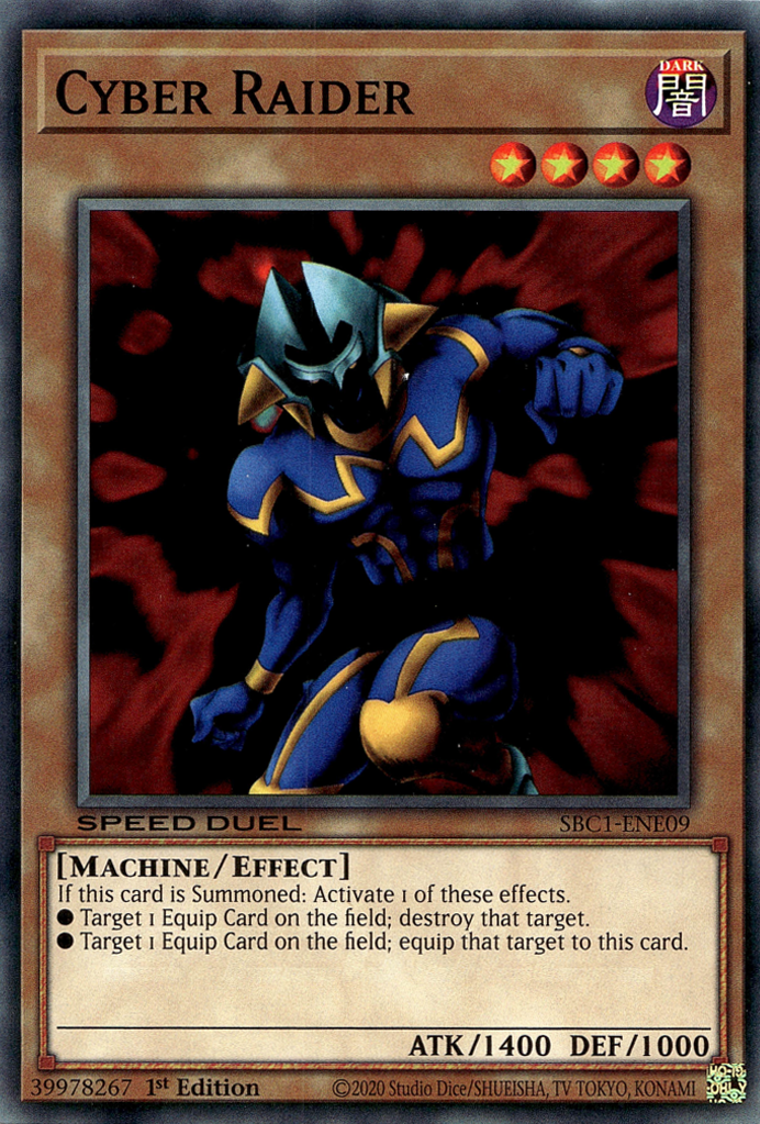 Cyber Raider [SBC1-ENE09] Common | Exor Games Bridgewater