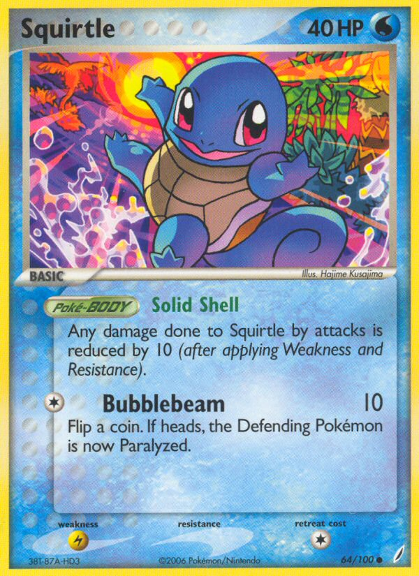 Squirtle (64/100) [EX: Crystal Guardians] | Exor Games Bridgewater