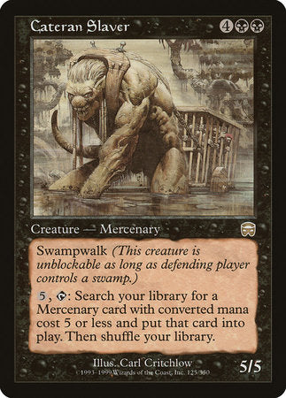Cateran Slaver [Mercadian Masques] | Exor Games Bridgewater