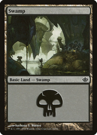 Swamp (62) [Duel Decks: Garruk vs. Liliana] | Exor Games Bridgewater