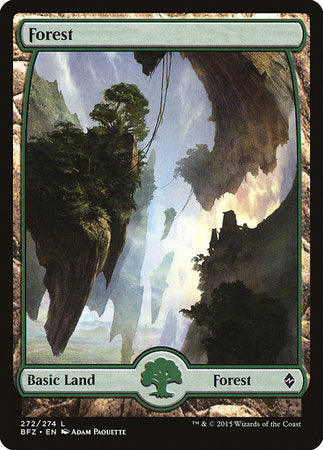 Forest (272) - Full Art [Battle for Zendikar] | Exor Games Bridgewater