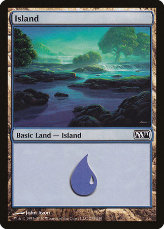 Island (235) [Magic 2011] | Exor Games Bridgewater