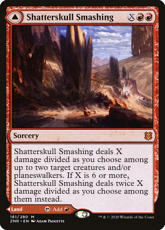 Shatterskull Smashing // Shatterskull, the Hammer Pass [Zendikar Rising] | Exor Games Bridgewater