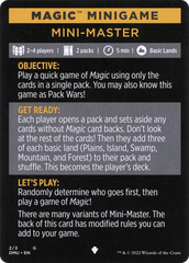 Mini-Master (Magic Minigame) [Commander Legends: Battle for Baldur's Gate Minigame] | Exor Games Bridgewater