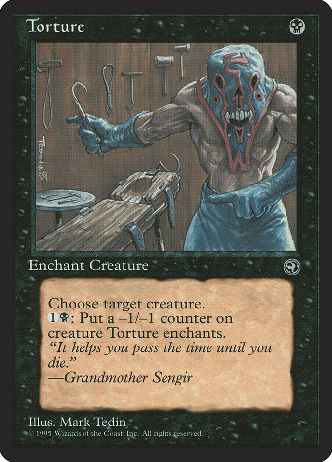 Torture (Grandmother Sengir Flavor Text) [Homelands] | Exor Games Bridgewater