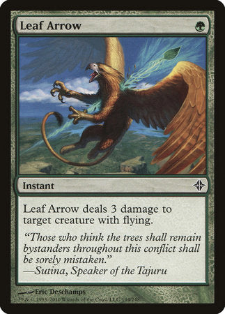 Leaf Arrow [Rise of the Eldrazi] | Exor Games Bridgewater