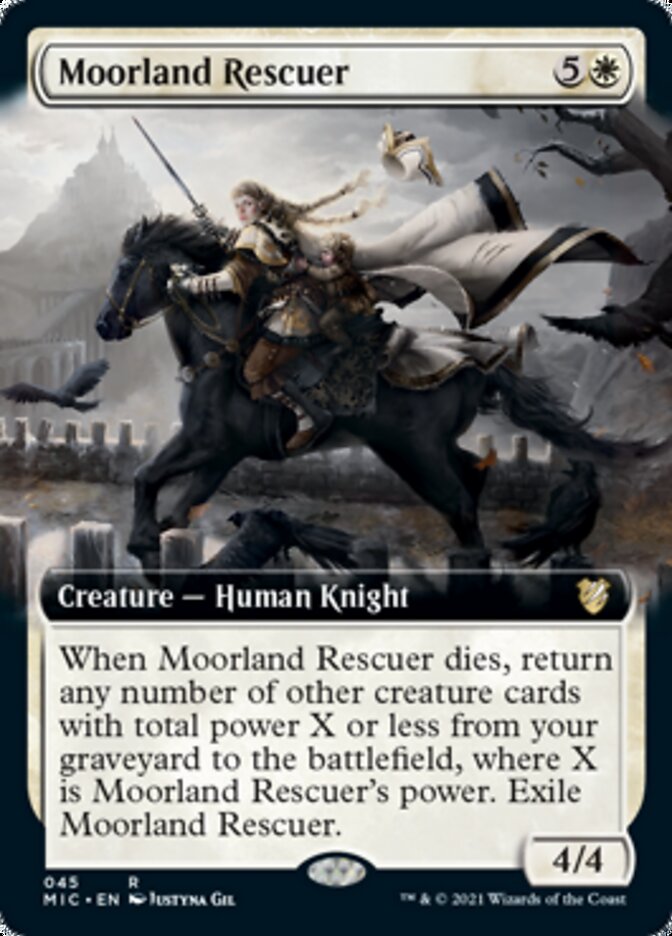 Moorland Rescuer (Extended) [Innistrad: Midnight Hunt Commander] | Exor Games Bridgewater