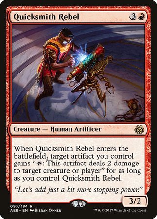 Quicksmith Rebel [Aether Revolt] | Exor Games Bridgewater