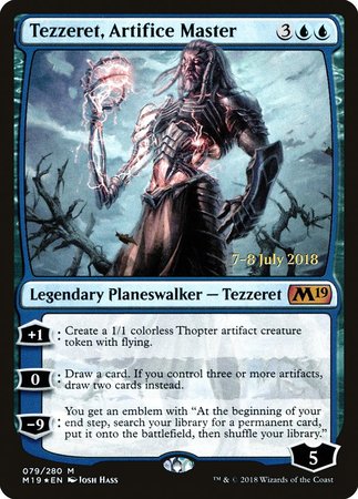 Tezzeret, Artifice Master [Core Set 2019 Promos] | Exor Games Bridgewater