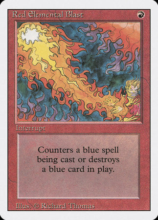 Red Elemental Blast [Revised Edition] | Exor Games Bridgewater