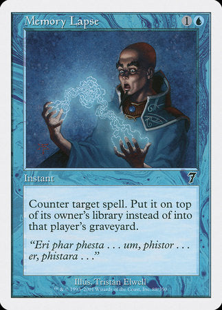 Memory Lapse [Seventh Edition] | Exor Games Bridgewater