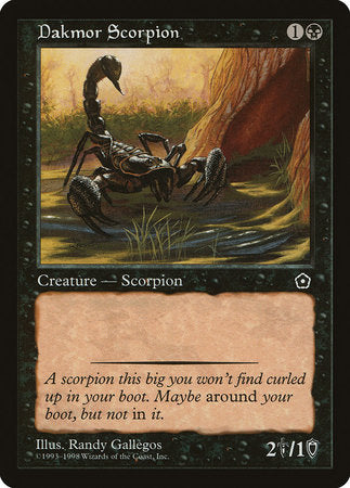 Dakmor Scorpion [Portal Second Age] | Exor Games Bridgewater