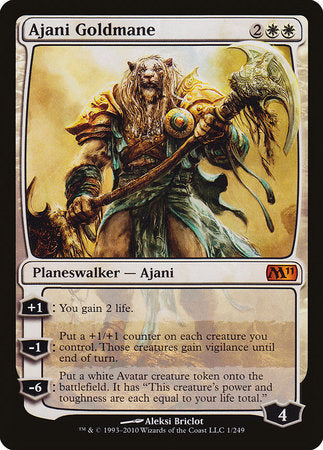 Ajani Goldmane [Magic 2011] | Exor Games Bridgewater