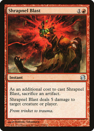 Shrapnel Blast [Modern Masters] | Exor Games Bridgewater