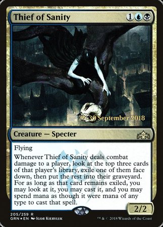 Thief of Sanity [Guilds of Ravnica Promos] | Exor Games Bridgewater