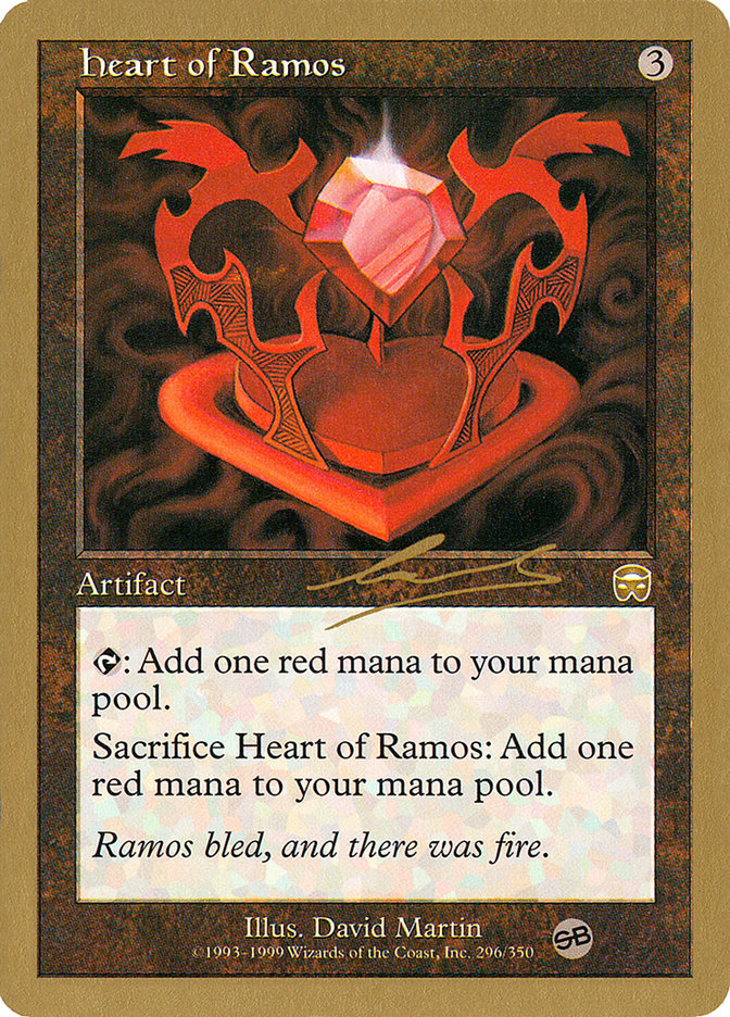 Heart of Ramos (Nicolas Labarre) (SB) [World Championship Decks 2000] | Exor Games Bridgewater