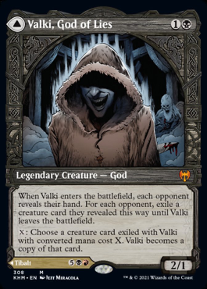 Valki, God of Lies // Tibalt, Cosmic Impostor (Showcase) [Kaldheim] | Exor Games Bridgewater