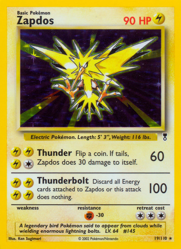 Zapdos (19/110) [Legendary Collection] | Exor Games Bridgewater