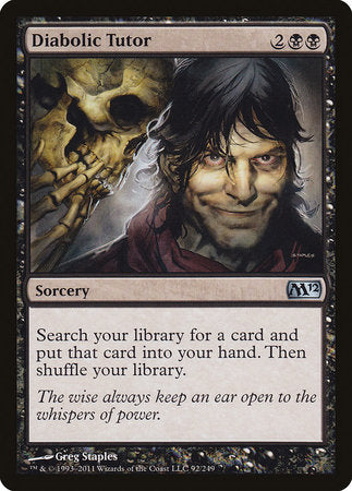 Diabolic Tutor [Magic 2012] | Exor Games Bridgewater