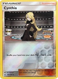 Cynthia (119/156) (Regional Championship Promo) [Sun & Moon: Ultra Prism] | Exor Games Bridgewater